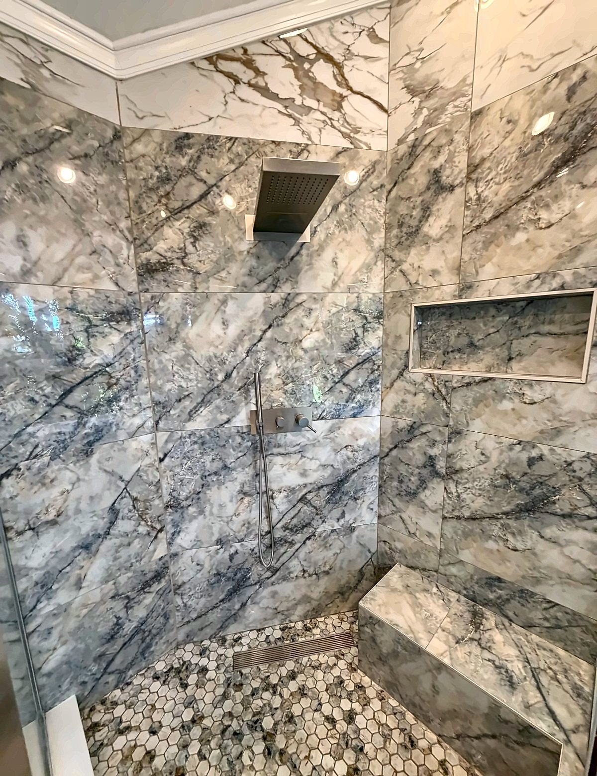 Spa-Style Walk-In Shower